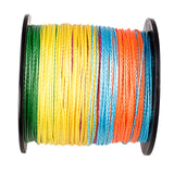 100M 109Yds Multicolor 6lb-100lb HERCULES PE Braided Fishing Line 4 Strands
