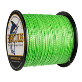 100M 109Yds Fluo Green 6lb-100lb HERCULES PE Braided Fishing Line 4 Strands