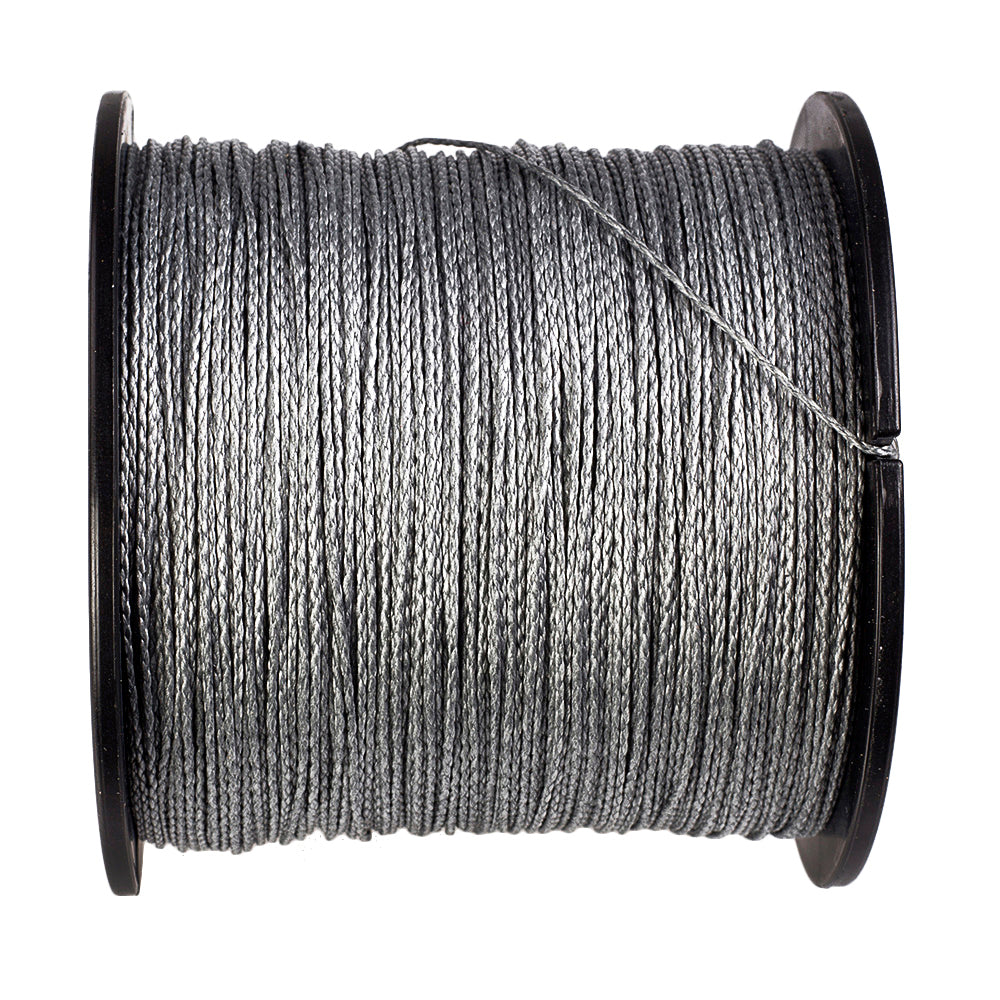 100M 109Yds Grey 6lb-100lb HERCULES PE Braided Fishing Line 4 Strands