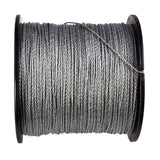 100M 109Yds Grey 6lb-100lb HERCULES PE Braided Fishing Line 4 Strands