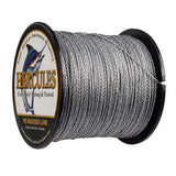 100M 109Yds Grey 6lb-100lb HERCULES PE Braided Fishing Line 4 Strands