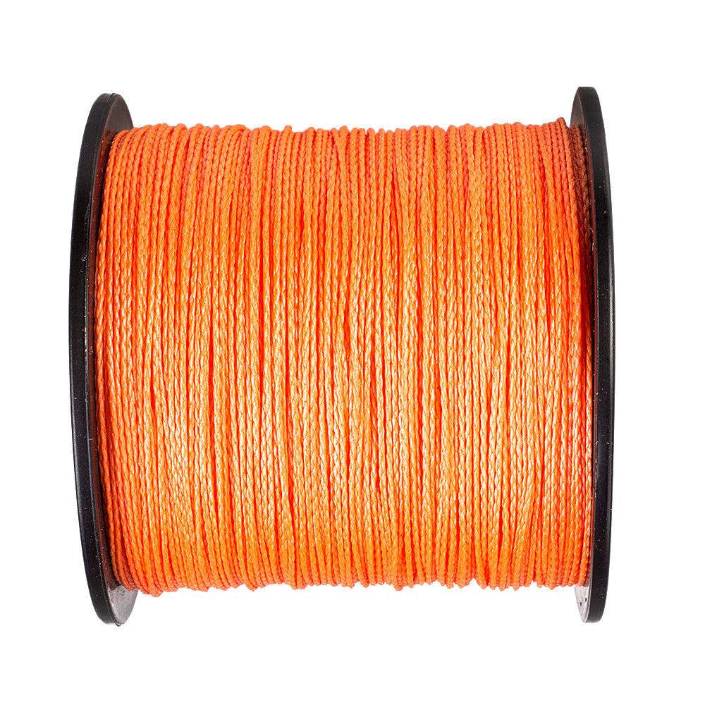 100M 109Yds Orange 6lb-100lb HERCULES PE Braided Fishing Line 4 Strands