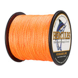 100M 109Yds Orange 6lb-100lb HERCULES PE Braided Fishing Line 4 Strands