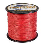 100M 109Yds Red 6lb-100lb HERCULES PE Braided Fishing Line 4 Strands