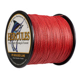 100M 109Yds Red 6lb-100lb HERCULES PE Braided Fishing Line 4 Strands