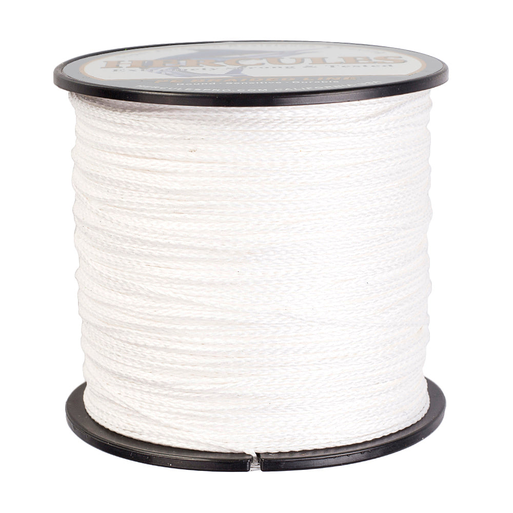 100M 109Yds White 6lb-100lb HERCULES PE Braided Fishing Line 4 Strands