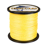 100M 109Yds Yellow 6lb-100lb HERCULES PE Braided Fishing Line 4 Strands