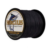 100M 109Yds Black 10lb-300lb HERCULES PE Braided Fishing Line 8 Strands