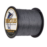 300M 328Yds Grey 10lb-300lb HERCULES PE Braided Fishing Line 8 Strands
