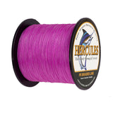 300M 328Yds Pink 10lb-300lb HERCULES PE Braided Fishing Line 8 Strands