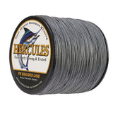 300M 328Yds Grey 10lb-300lb HERCULES PE Braided Fishing Line 8 Strands