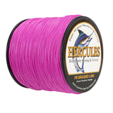 300M 328Yds Pink 10lb-300lb HERCULES PE Braided Fishing Line 8 Strands