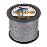 300M 328Yds Grey 10lb-300lb HERCULES PE Braided Fishing Line 8 Strands