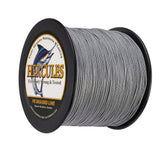300M 328Yds Grey 10lb-300lb HERCULES PE Braided Fishing Line 8 Strands