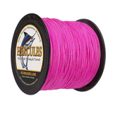 300M 328Yds Pink 10lb-300lb HERCULES PE Braided Fishing Line 8 Strands