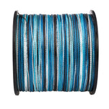 300M 328Yds Camo Blue 6lb-100lb HERCULES PE PE Braided Fishing Line 4 Strands