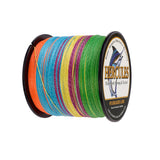300M 328Yds Multicolor 6lb-100lb HERCULES PE PE Braided Fishing Line 4 Strands