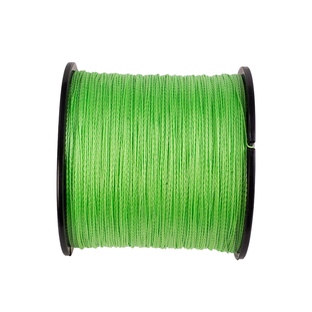 300M 328Yds Fluo Green 6lb-100lb HERCULES PE PE Braided Fishing Line 4 Strands