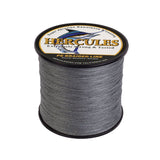 300M 328Yds Grau 6lb-100lb HERCULES PE PE geflochtene Angelschnur 4 Stränge