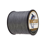 300M 328Yds Grau 6lb-100lb HERCULES PE PE geflochtene Angelschnur 4 Stränge