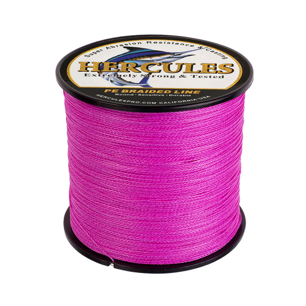 300M 328Yds Pink 6lb-100lb HERCULES PE PE Braided Fishing Line 4 Stran – HERCULES Fishing