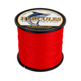 300M 328Yds Rot 6lb-100lb HERCULES PE PE geflochtene Angelschnur 4 Stränge