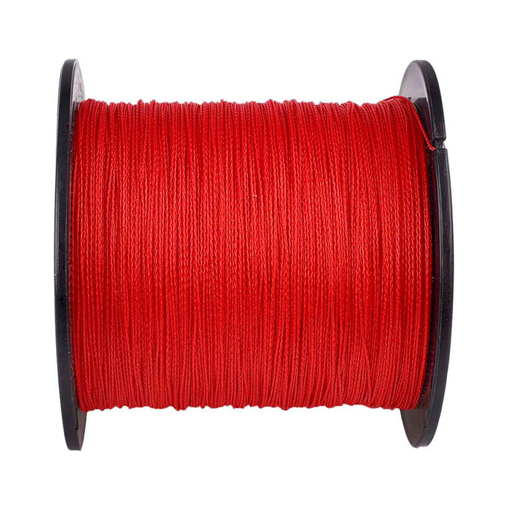 300M 328Yds Rot 6lb-100lb HERCULES PE PE geflochtene Angelschnur 4 Stränge
