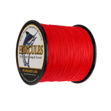 300M 328Yds Rot 6lb-100lb HERCULES PE PE geflochtene Angelschnur 4 Stränge