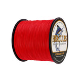 300M 328Yds Rot 6lb-100lb HERCULES PE PE geflochtene Angelschnur 4 Stränge