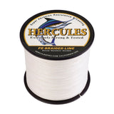 300M 328Yds White 6lb-100lb HERCULES PE PE Braided Fishing Line 4 Strands