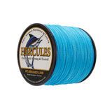 300M 328Yds Blue 6lb-100lb HERCULES PE PE Braided Fishing Line 4 Strands