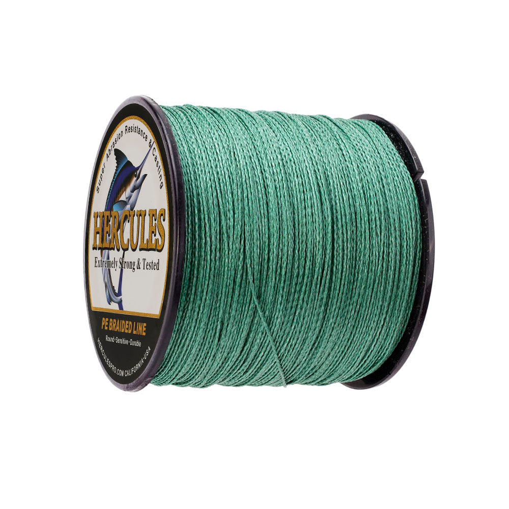 300M 328Yds Grün 6lb-100lb HERCULES PE PE geflochtene Angelschnur 4 Stränge