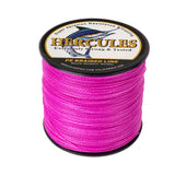 300M 328Yds Pink 6lb-100lb HERCULES PE PE geflochtene Angelschnur 4 Stränge