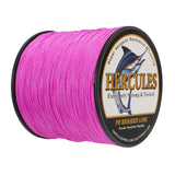 300M 328Yds Pink 10lb-300lb HERCULES PE Braided Fishing Line 8 Strands