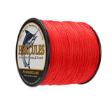300M 328Yds Rot 6lb-100lb HERCULES PE PE geflochtene Angelschnur 4 Stränge