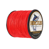 300M 328Yds Rot 6lb-100lb HERCULES PE PE geflochtene Angelschnur 4 Stränge