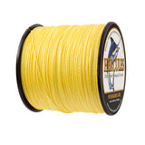 300M 328Yds Gelb 6lb-100lb HERCULES PE PE geflochtene Angelschnur 4 Stränge
