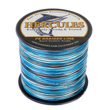 500M 547Yds Camo Blue 10lb-300lb HERCULES PE Braided Fishing Line 8 Strands