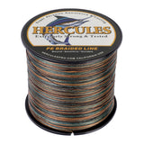 500M 547Yds Camouflage 10lb-300lb HERCULES PE Braided Fishing Line 8 Strands