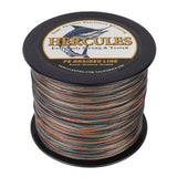 500M 547Yds Camouflage 10lb-300lb HERCULES PE Braided Fishing Line 8 Strands