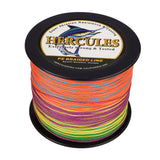 500M 547Yds Multicolor 10lb-300lb HERCULES PE Braided Fishing Line 8 Strands