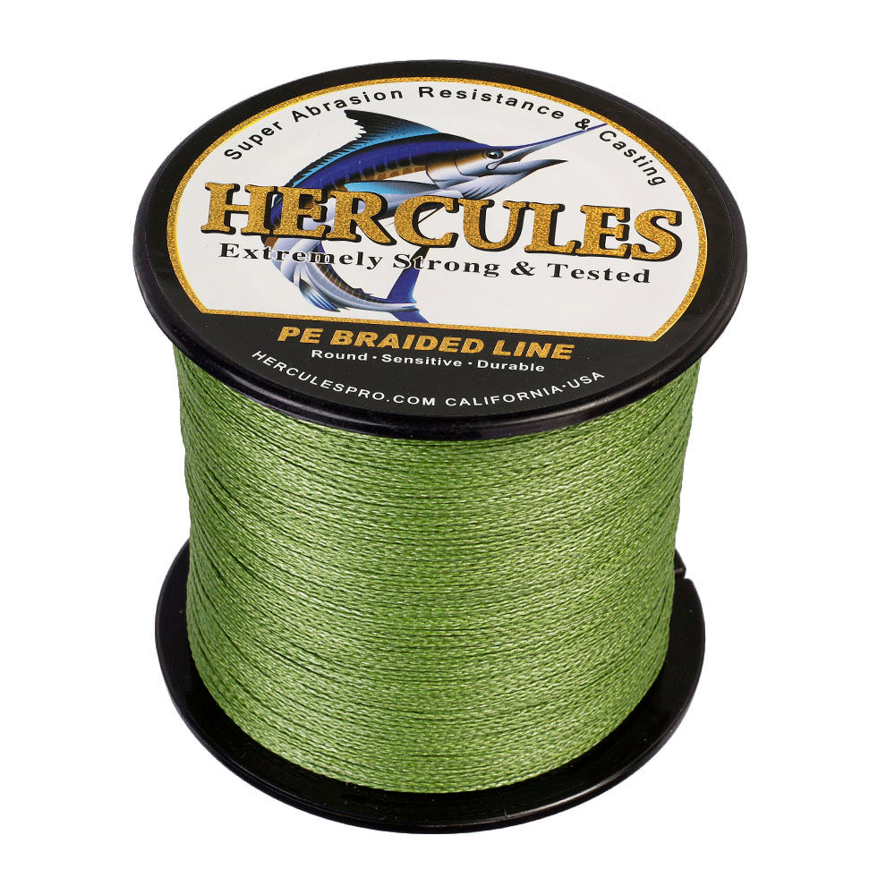 500M 547Yds Army Green 6lb-100lb HERCULES PE geflochtene Angelschnur 4 Stränge
