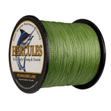 500M 547Yds Army Green 6lb-100lb HERCULES PE geflochtene Angelschnur 4 Stränge