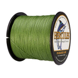 500M 547Yds Army Green 6lb-100lb HERCULES PE geflochtene Angelschnur 4 Stränge