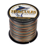 500M 547Yds Camouflage 6lb-100lb HERCULES PE Braided Fishing Line 4 Strands