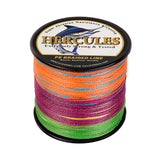500M 547Yds Mehrfarbig 6lb-100lb HERCULES PE geflochtene Angelschnur 4 Stränge