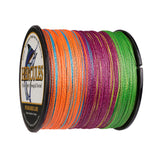 500M 547Yds Mehrfarbig 6lb-100lb HERCULES PE geflochtene Angelschnur 4 Stränge