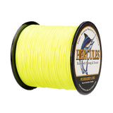 500M 547Yds Fluo Yellow 6lb-100lb HERCULES PE geflochtene Angelschnur 4 Stränge