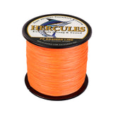 500M 547Yds Orange 6lb-100lb HERCULES PE geflochtene Angelschnur 4 Stränge