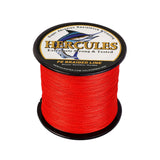 500M 547Yds Red 6lb-100lb HERCULES PE Braided Fishing Line 4 Strands